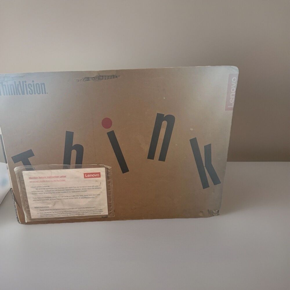 Lenovo ThinkVision IPS LED Flat Panel Monitor LED Backlight Display 23”